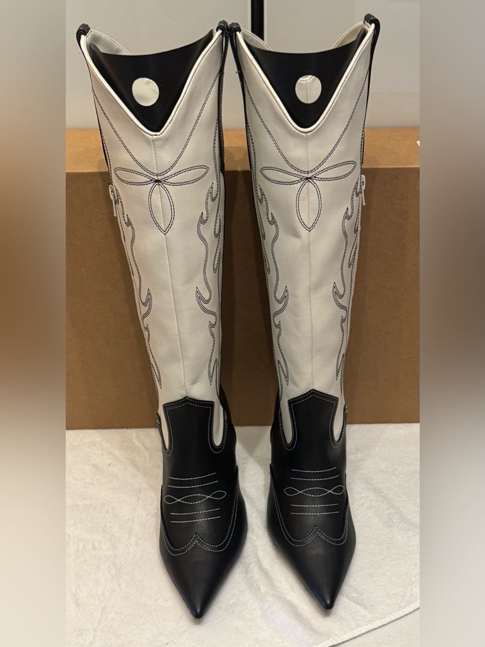 INC International Concepts Hayleigh Knee-High Cowboy Boots
